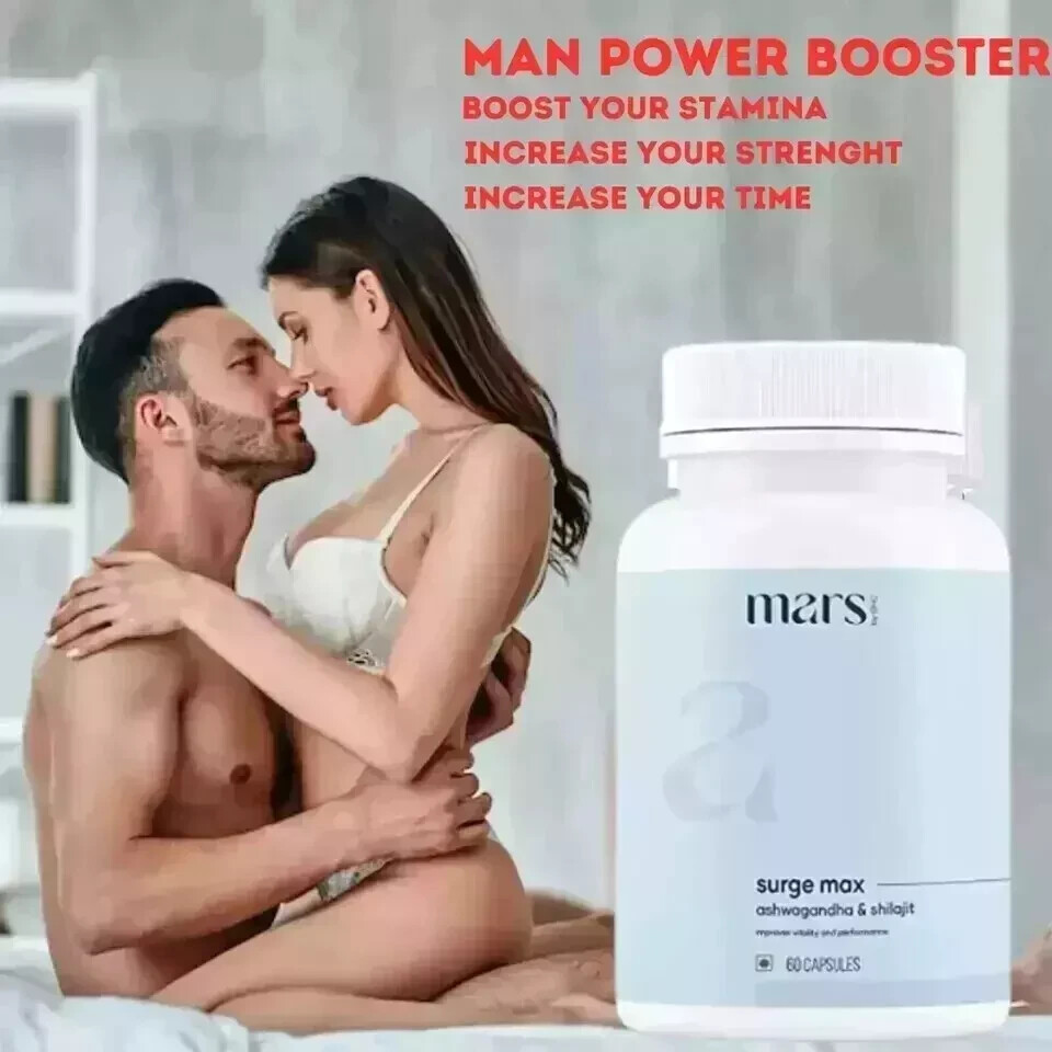 Mars by GHC Surge Max Contains Shilajit, Ashwagandha, Gokshura Safed Musli 60Cap