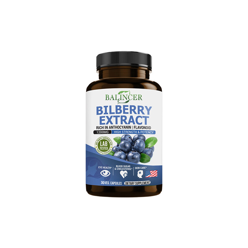 Bilberry Extract 1200mg 30 To 120 Capsules Eye Vision Health HEALTHY BLOOD SUGAR