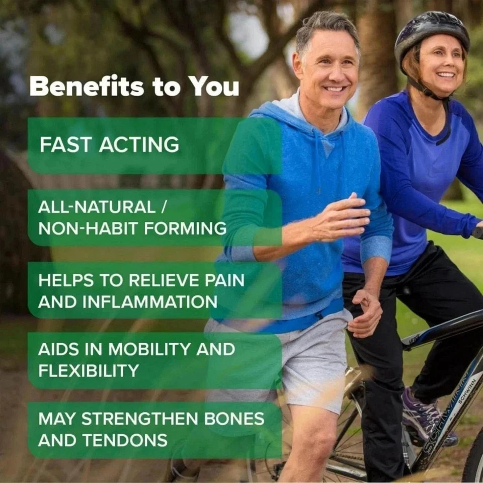 5pack Med Free of Living Factor 5 Organic Joint & Muscle Supports Complex 120
