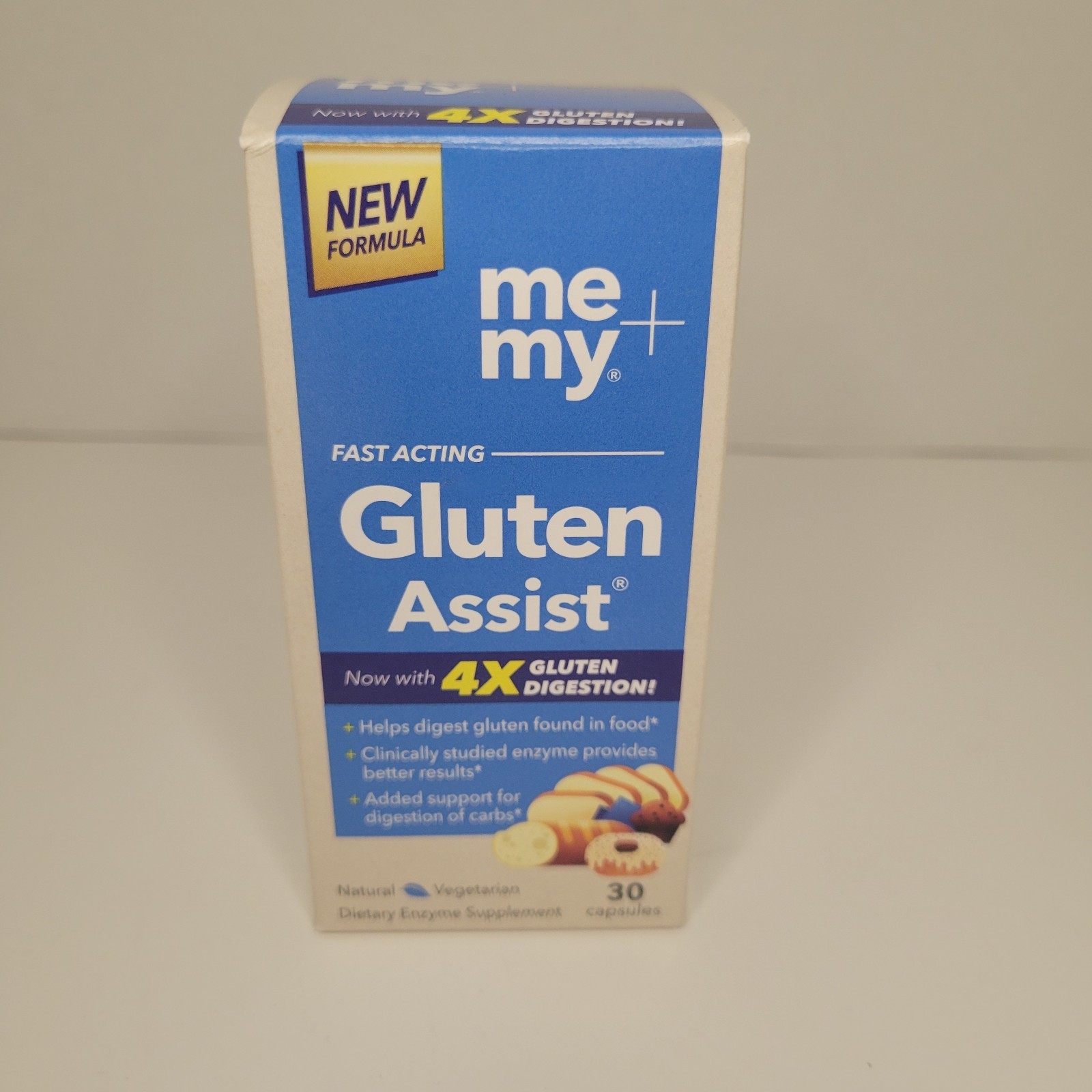 Me + My Gluten Assist Dietary Enzyme Supplement 30 capsules Exp 6/2026 (NEW)