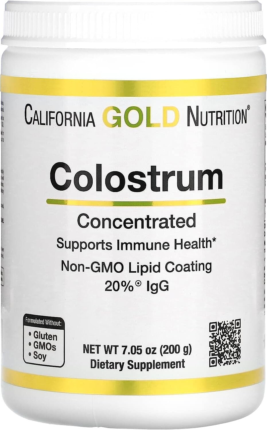 California Gold Nutrition, Colostrum Powder, Concentrated, 7.05 oz (200 g)