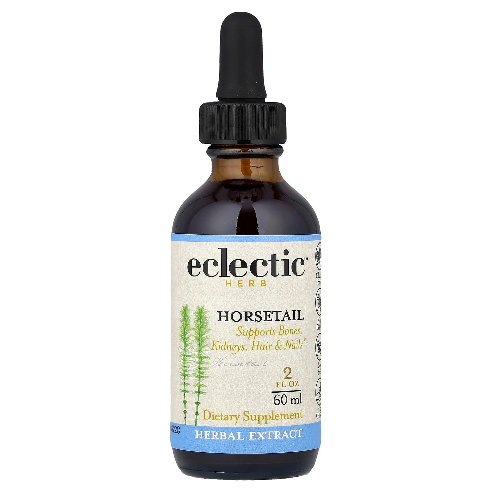 2 X Eclectic Herb, Horsetail Extract, Supports Bones, Kidneys, Hair & Nails, 2