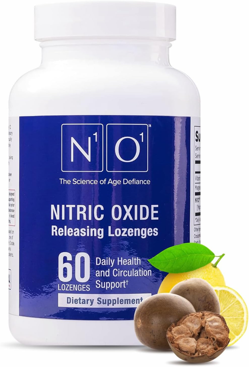 Terry Naturally Nitric Oxide Lozenges for Heart Health Support Dietary Supplemen