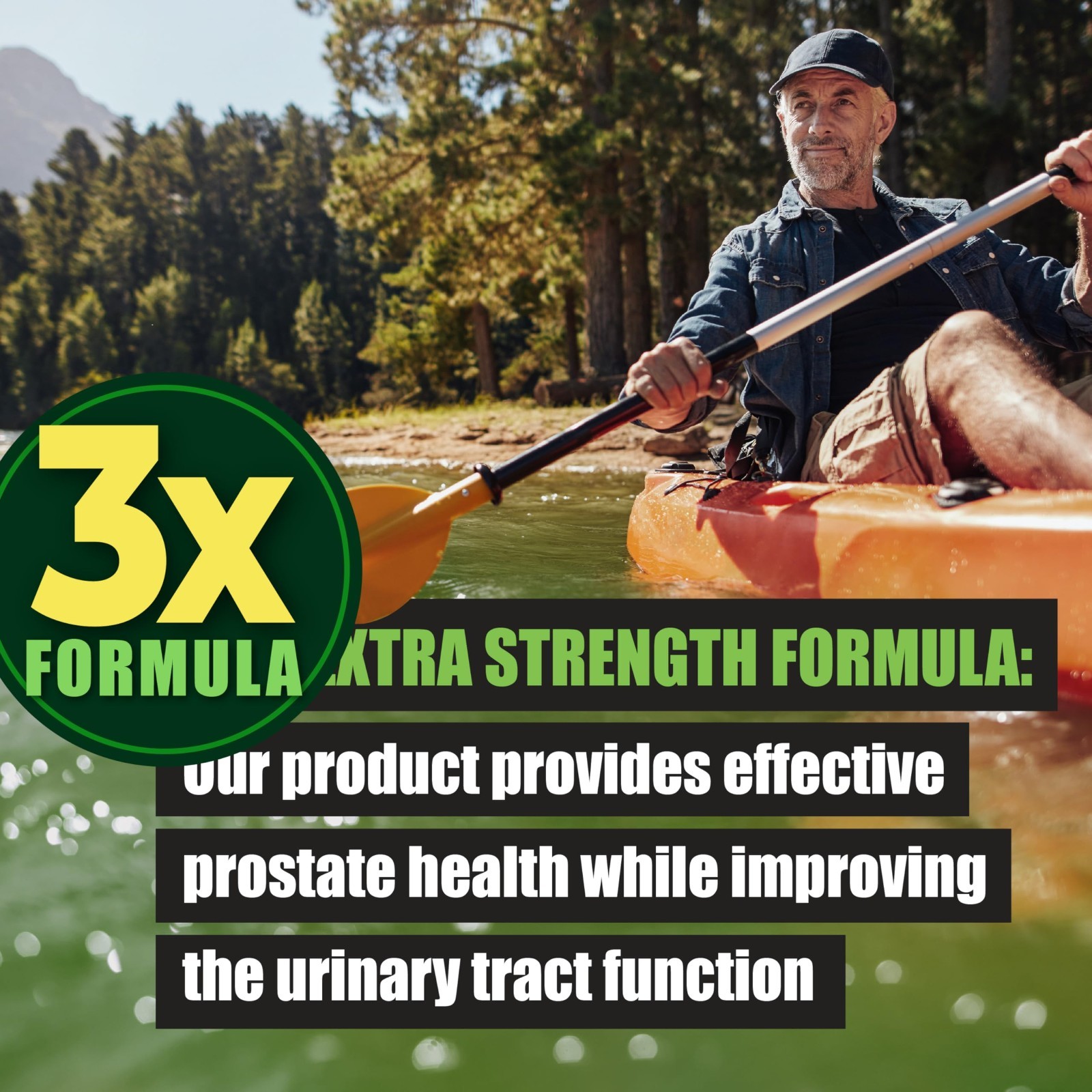 Natural Prostate Health Supplements for Men – Saw Palmetto, Reduce Nighttime Tri