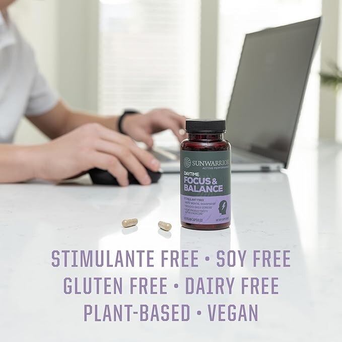 Sunwarrior Active Focus & Balance 60ct (30 SRV)