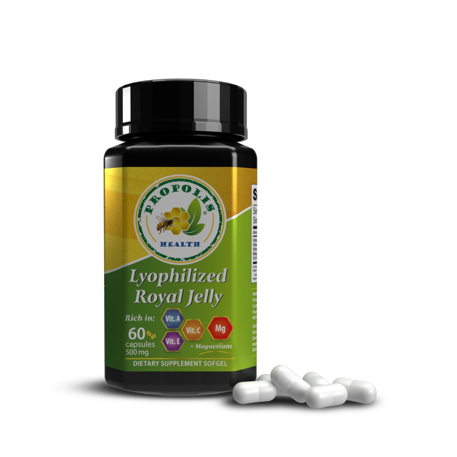 BestBy03/26 Propolis Health Pure Royal Jelly 15mg 10HDA Magnesium 300mg