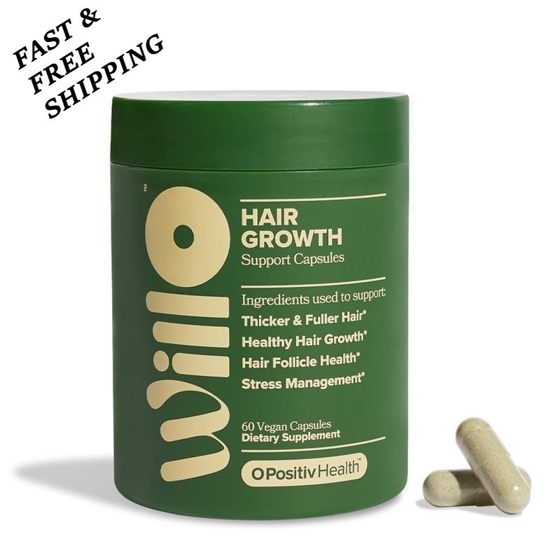 WILLO Hair Growth Support for Women – Thicker, Fuller Hair & Healthy Hair Suppor