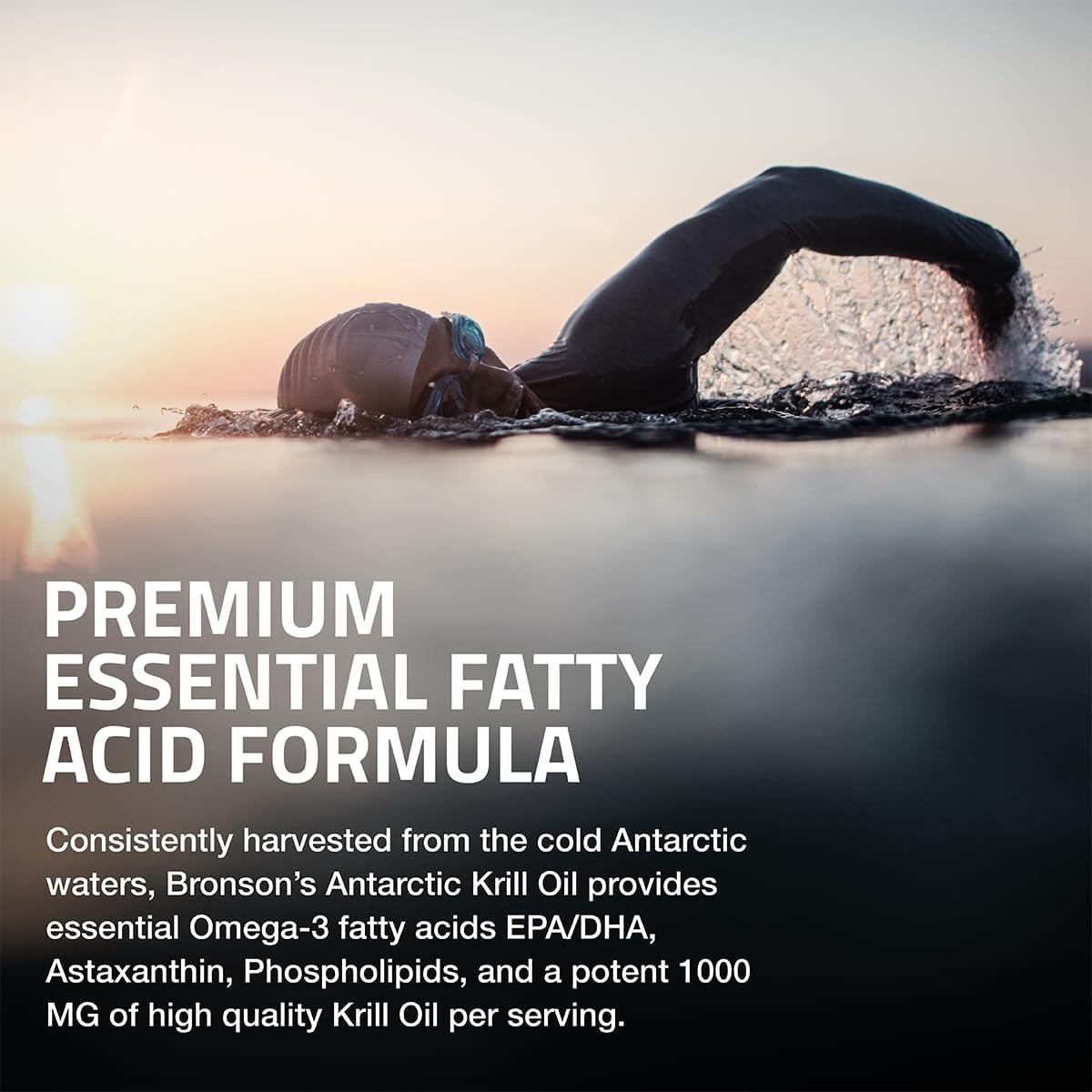 Antarctic Krill Oil 1000 mg with Omega-3s, 120 Softgels | Heavy Metal Tested,…