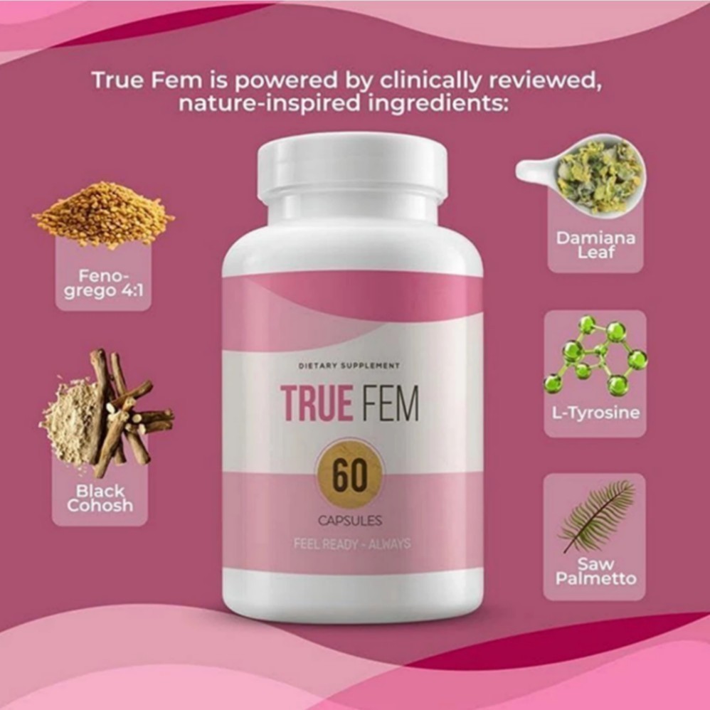 True Fem Vitamin ，Truefem 13-in-1 Capsules Vegan, Women’s Daily Balance (1Pcs)