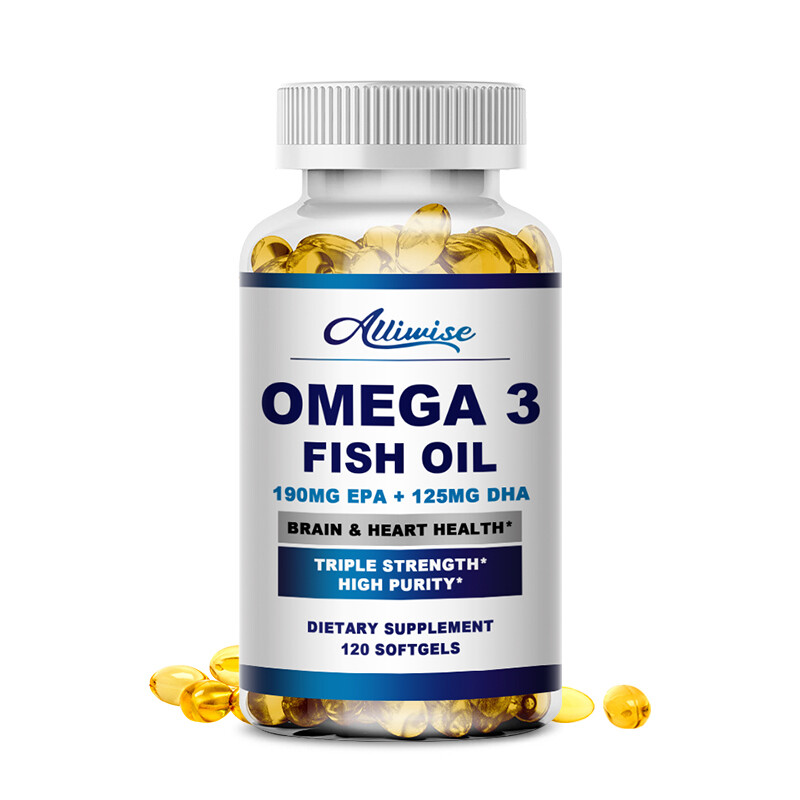 1/2/4 Packs Omega 3 Fish Oil Capsules Triple Strength Joint Support EPA&DHA
