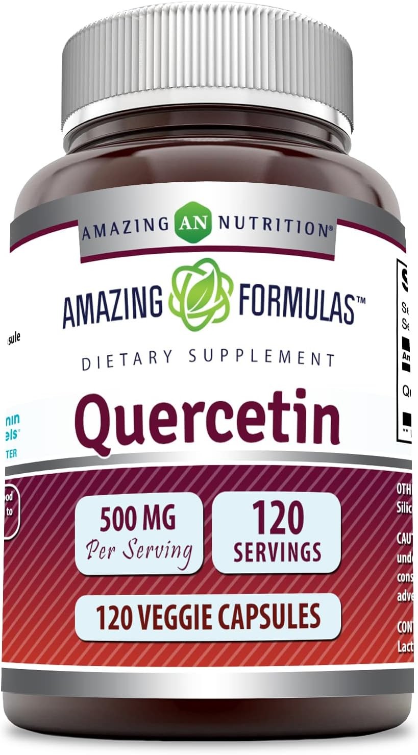 Healthy Aging & Cardiovascular Support Quercetin Supplement (120 VCaps)