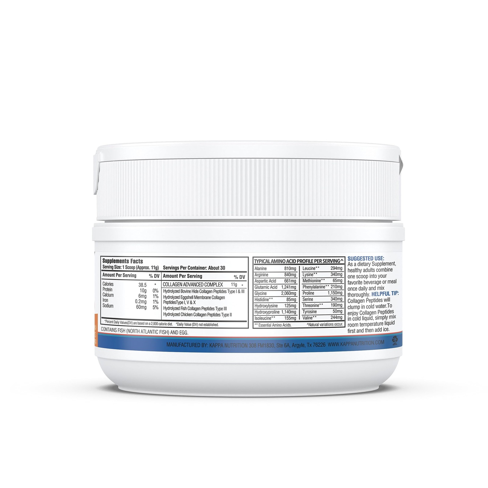 Collagen Peptides Powder, 5 in 1 11.6 Ounce (Pack of 1)