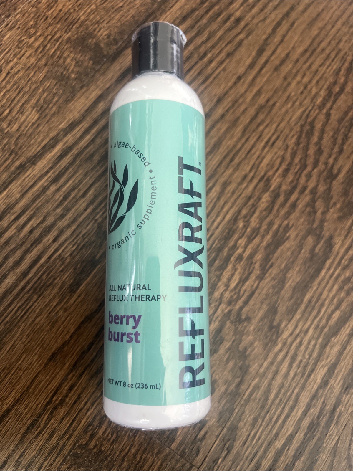 RefluxRaft Berry Burst Acid Reflux Relief Organic Alginate 8oz Brand New Sealed