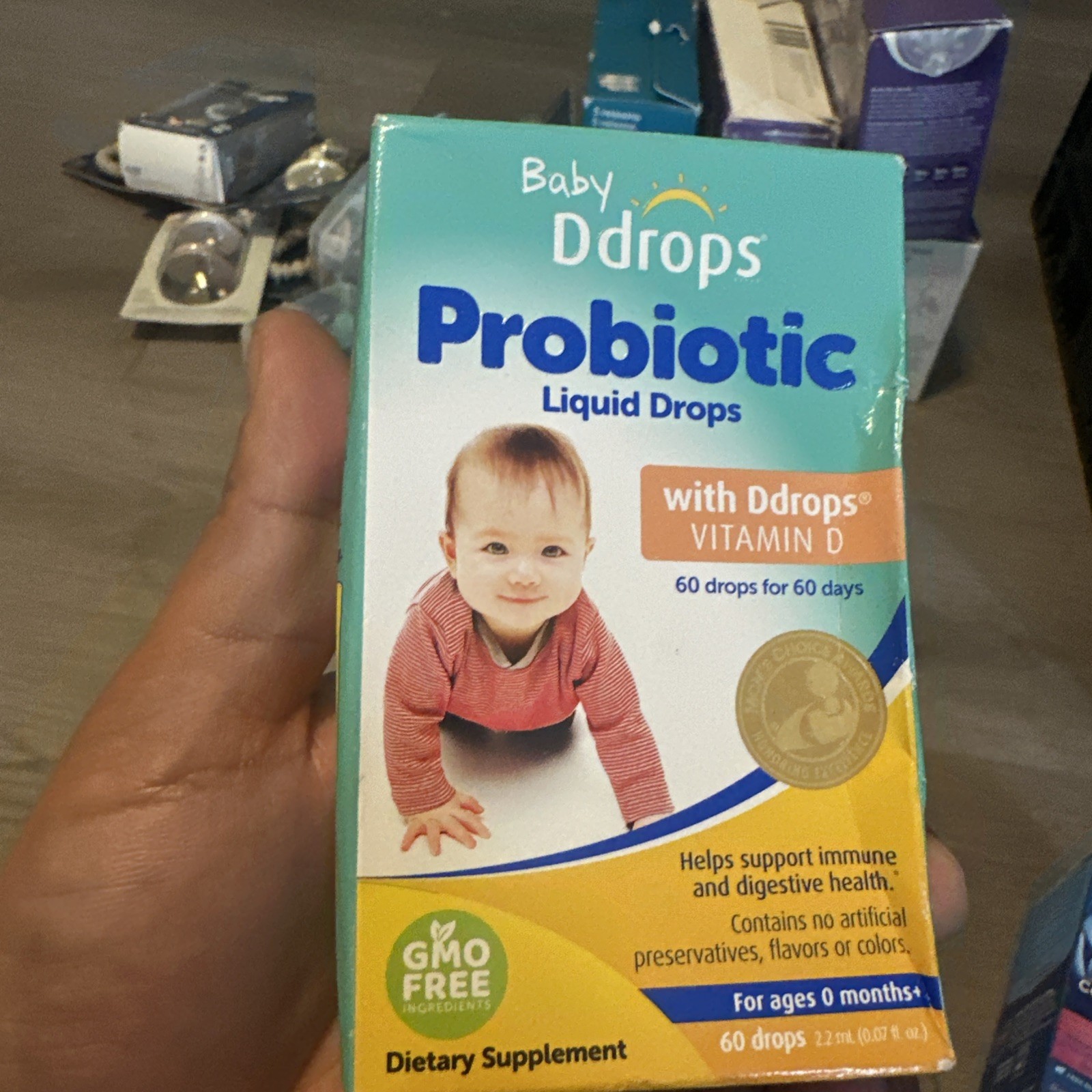 Baby, Probiotic Liquid Drops, For Newborns+, 60 Drops, 0.07 fl oz (2.2 ml)