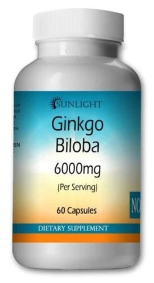 Ginkgo Biloba 6000mg Caps – Free & Fast Shipping