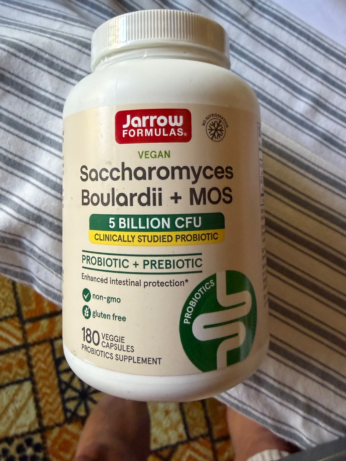 Vegan Saccharomyces Boulardii + MOS, 5 Billion CFU, 90 Veggie Capsules