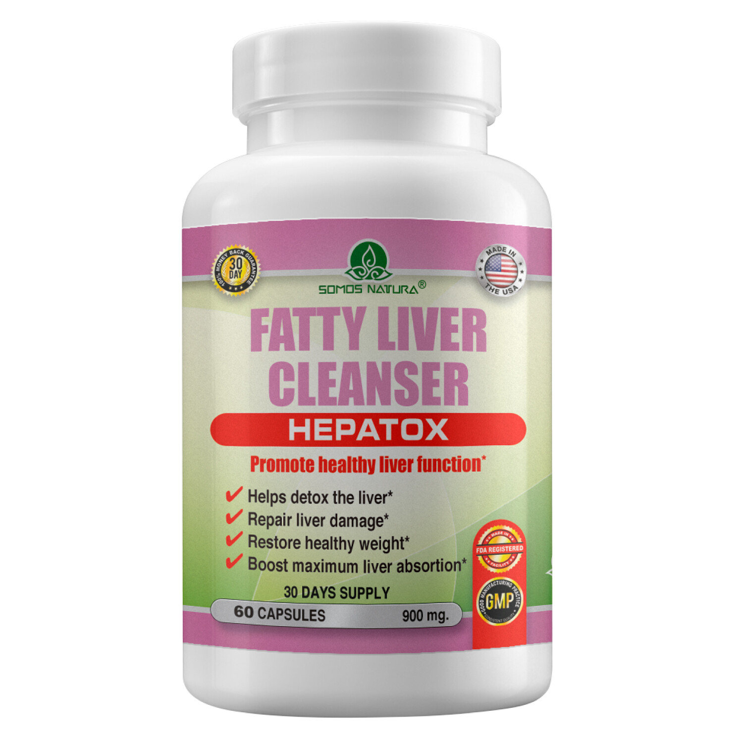 HEPATOX – Ayude con la limpieza del Hígado y el Riñón – Somos Natura -60 tablets