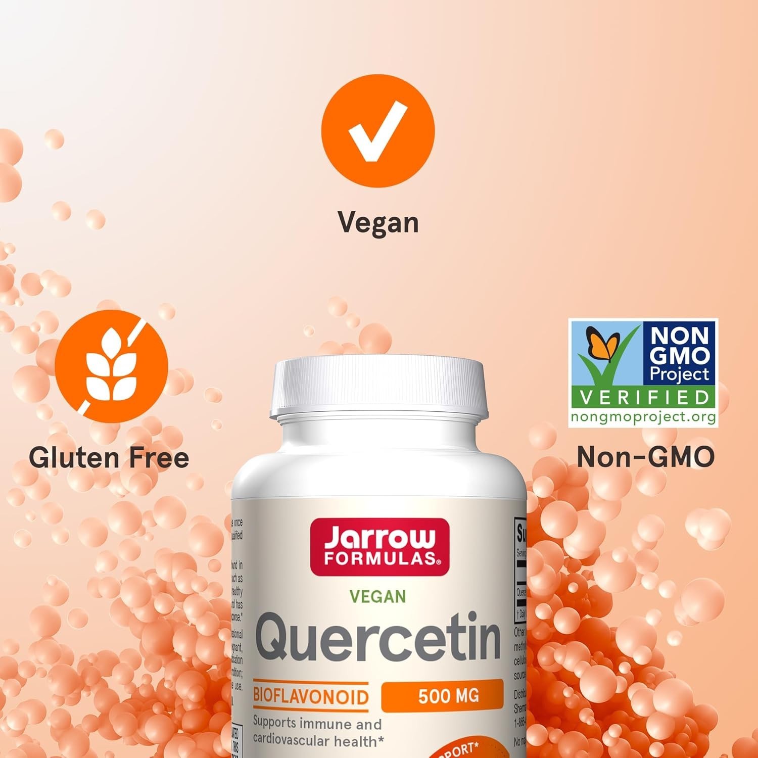 Jarrow Formulas Quercetin 500mg Capsules – 100 Capsules *EXP 07/2026*