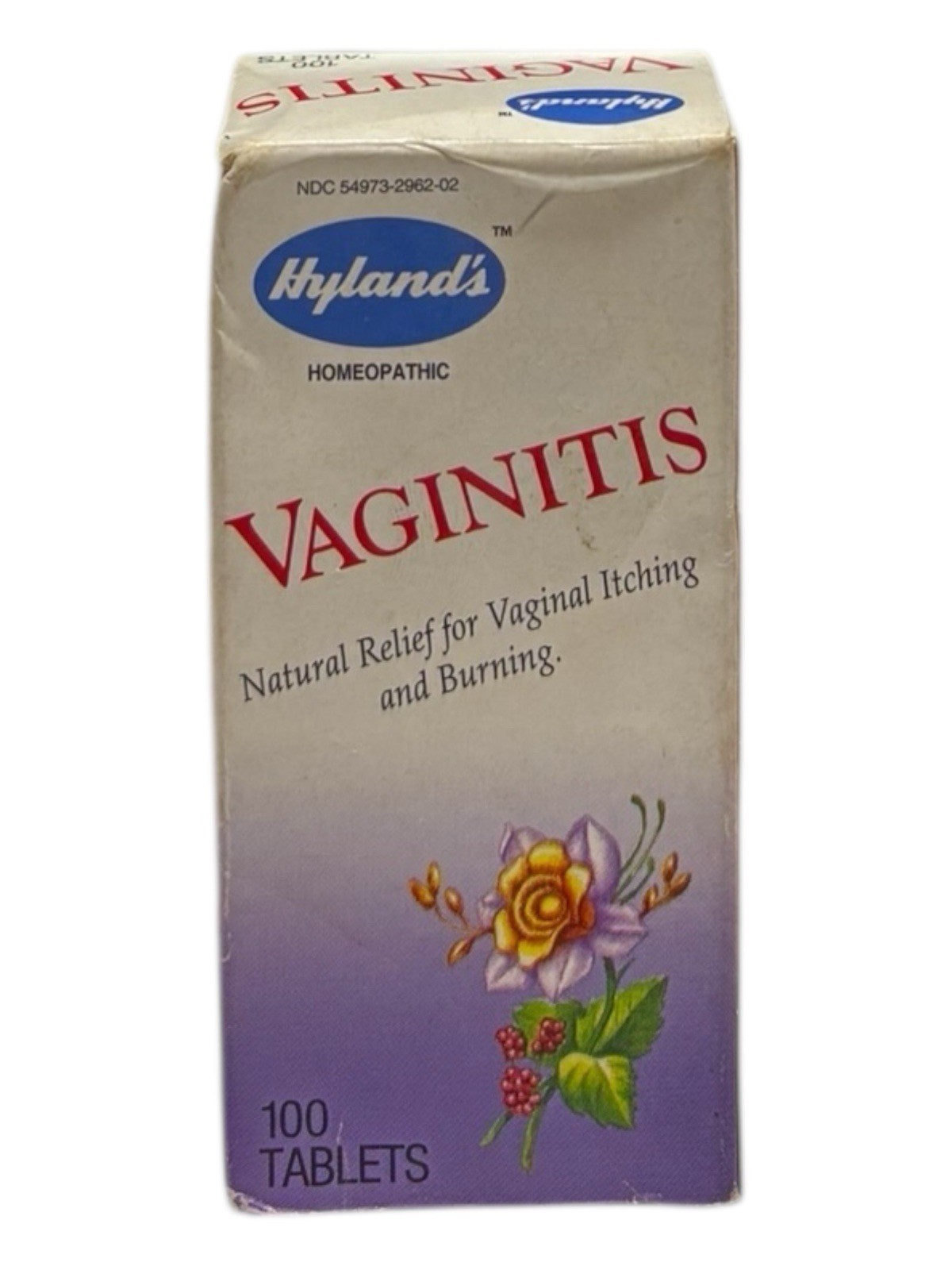 Hylands Vaginitis Relief For Itching Burning Homeopathic Natural 100 Tablets