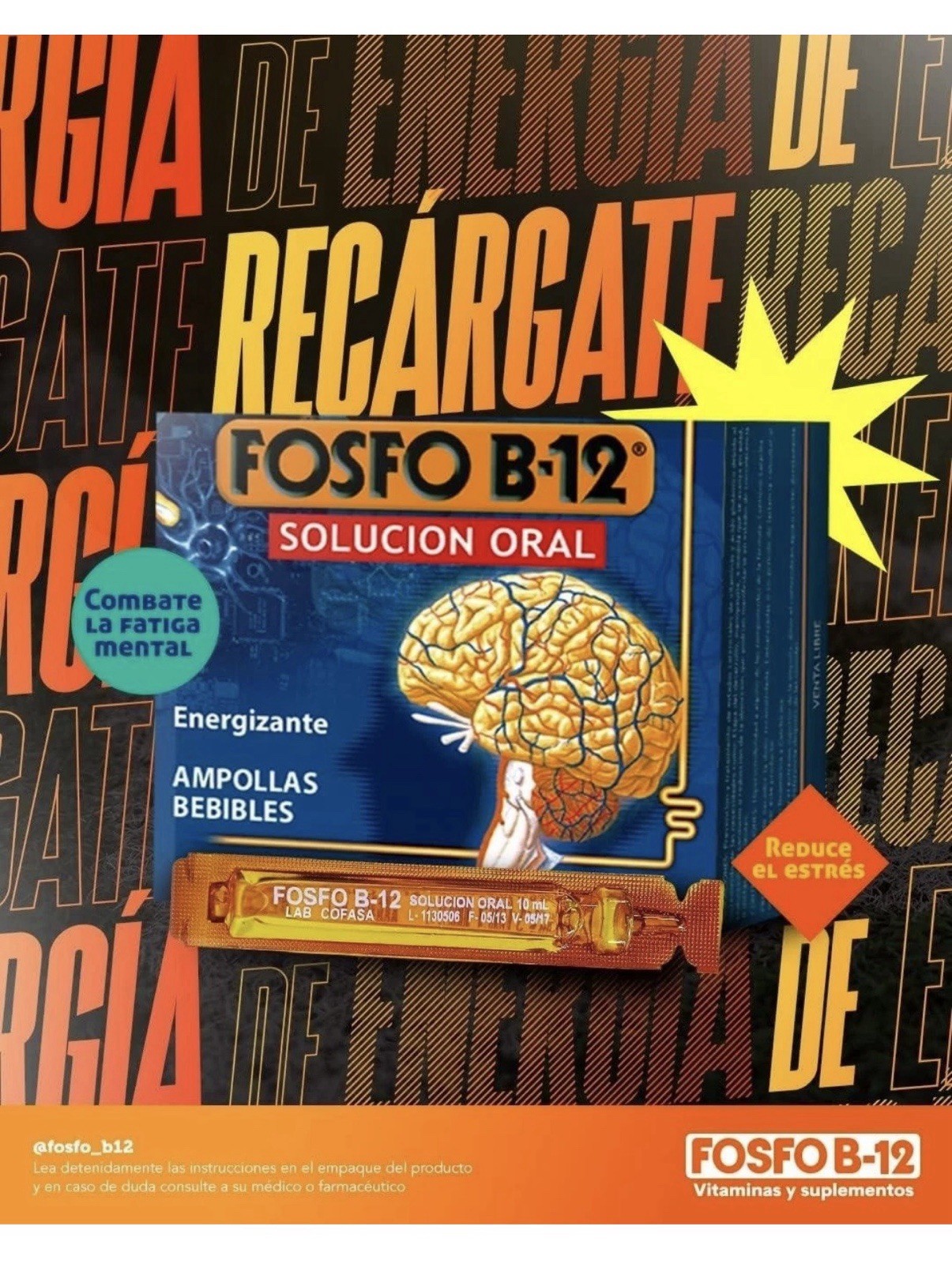 FOSFO B-12 Oral Solution BEBIBLE AMPOLLA (Qty:15 In the Box)