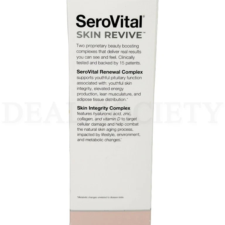 Serovital Skin Revive Anti-Aging Supplement for Women 240 Capsules 40 Day Supply