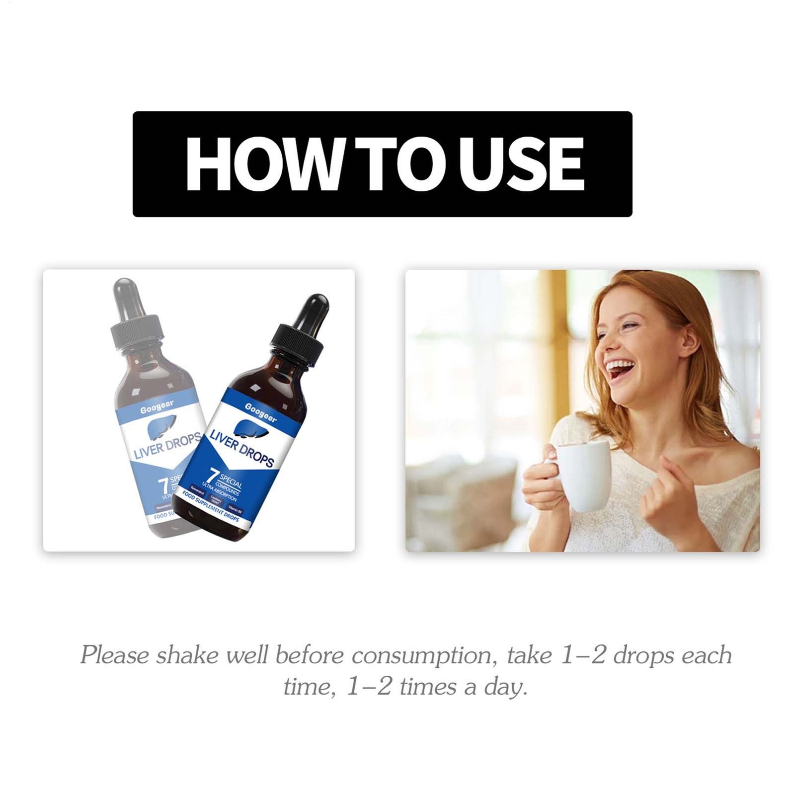 30ml Liver Drops Liver Liquid Drops Special 7 Compounds Ultra Absorption