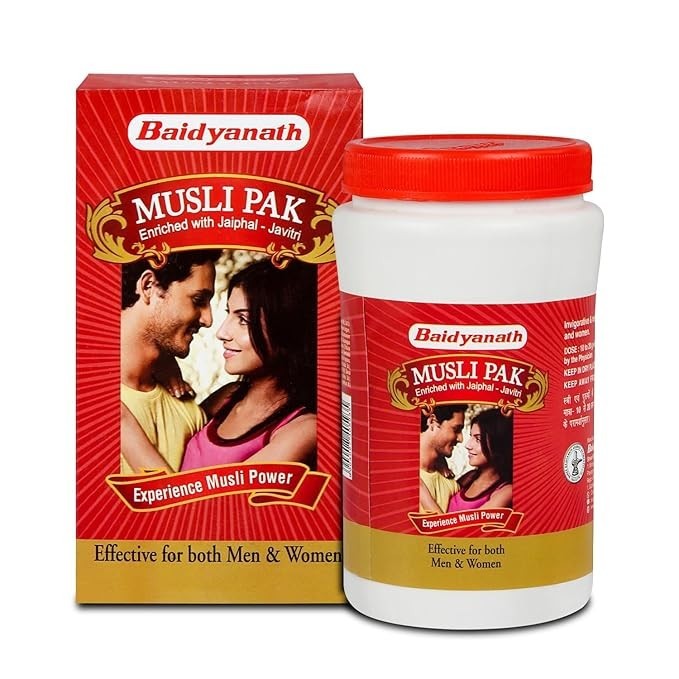 Baidyanath Musli Pak for stamina, strength booster 100% herbal 250gms/ Pack 1