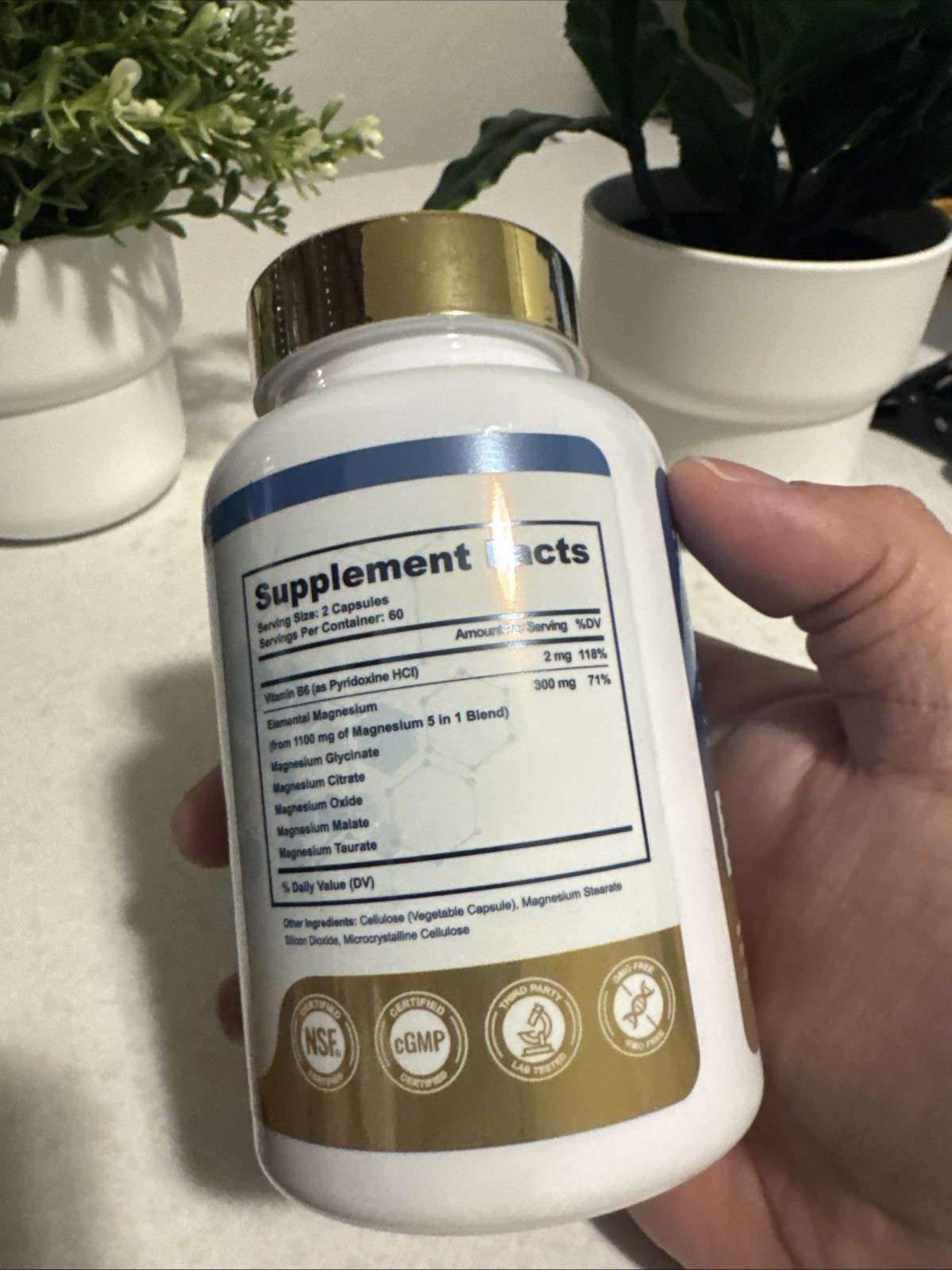 Funrich Magnesium Complex Fast Absorption Supplement 300mg 120 Capsules