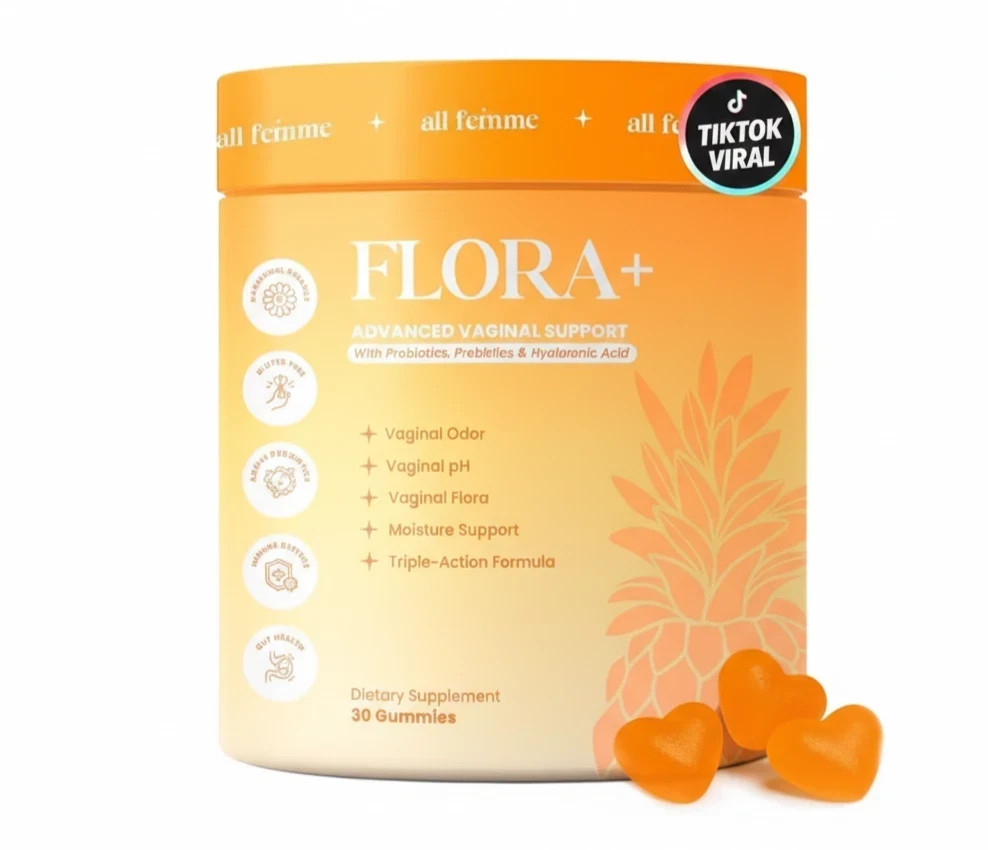 Flora Plus Gummies, Advanced Vaginal Support, Vaginal Health Gummies, Ph Balance