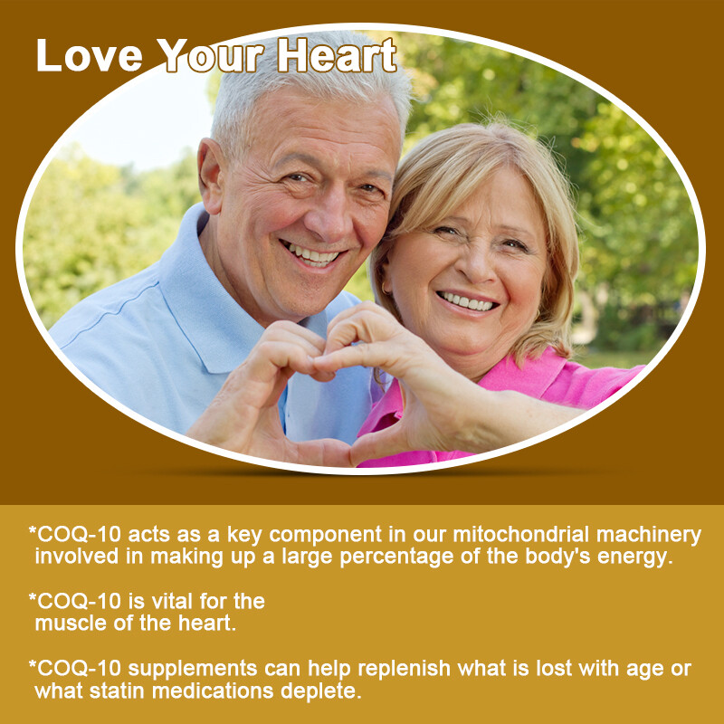 CoQ 10 Coenzyme Q10 200mg Supplement 120 Capsules Heart Health Energy Support