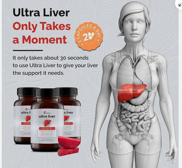 2 Packs UpWellness Ultra Liver Supplement for Liver Health & Gallbladder Support