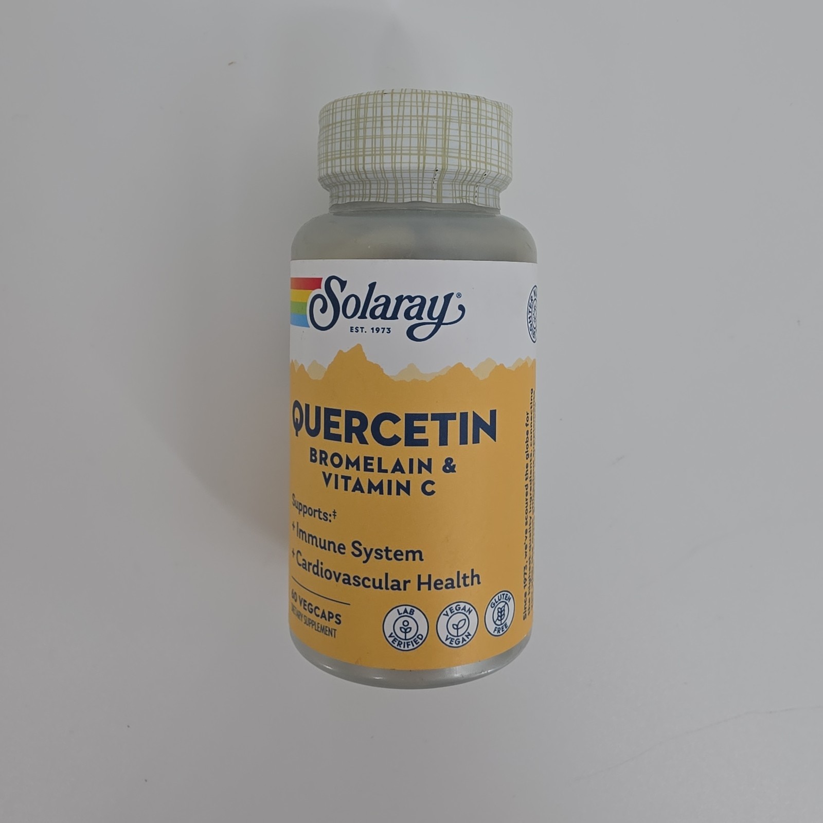 Solaray Quercetin Bromelain & Vitamin C 60 Capsules QBC Plex 60 VegCaps