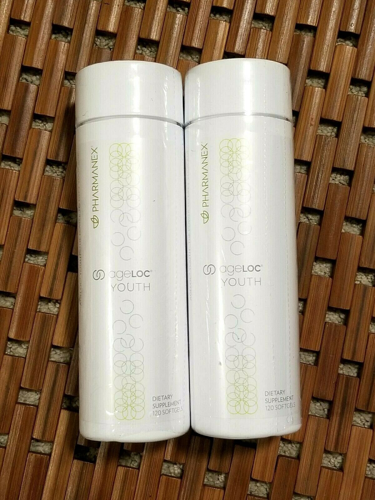 2 PACK Nu Skin NuSkin Pharmnex ageLoc Youth 120 softgels NEW STOCK 02/2026