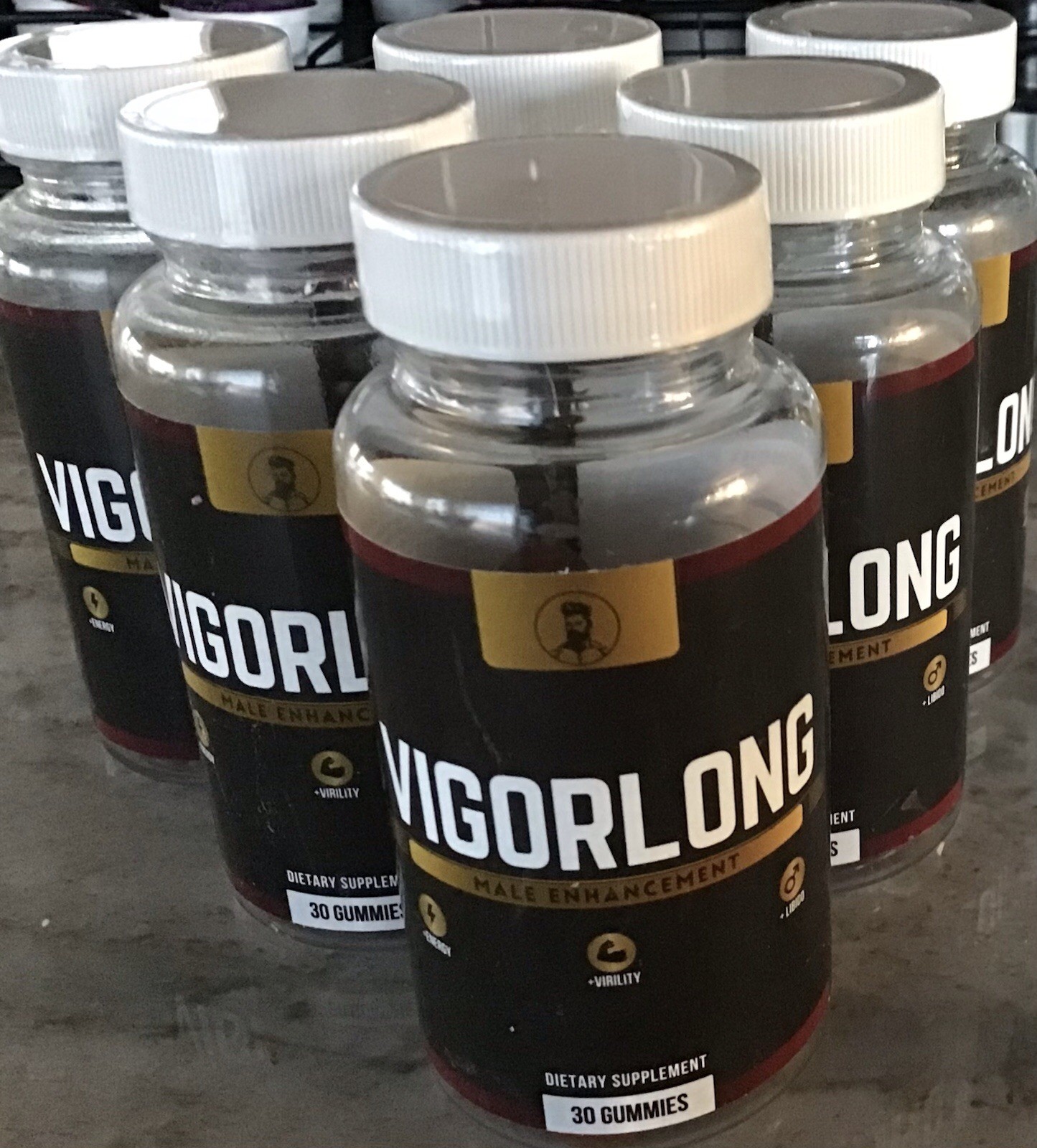 VigorLong Gummies for Men 30 Count Dietary Supplement *6 Bottles* EXP 04-27 NEW