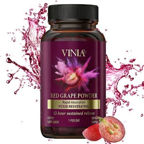 Professional VINIA Piceid Blood Supplement Non-GMO, 60ct Increases Resveratrol F