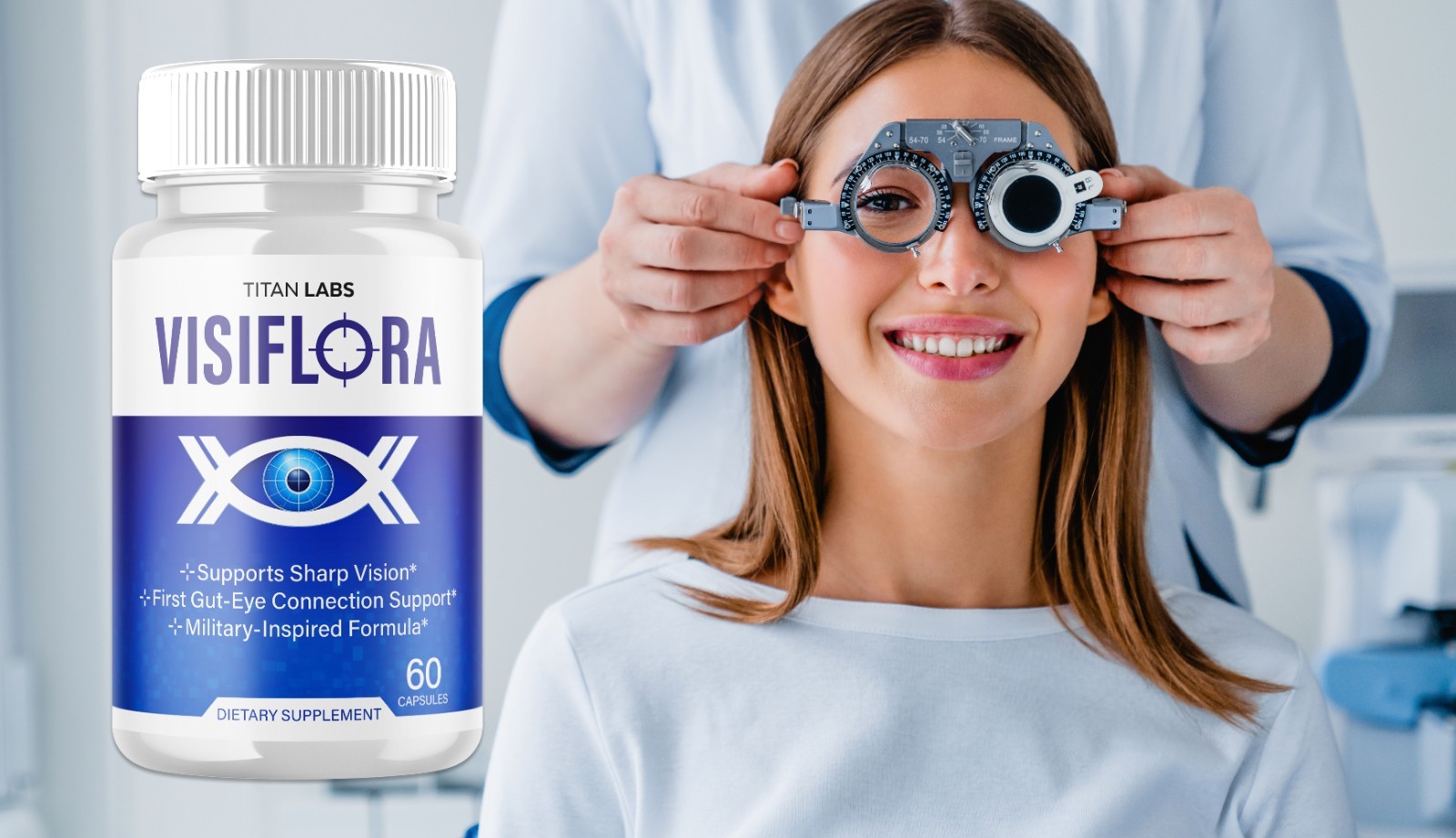 (5 Pack) Visiflora Support Healthy Eye Vision & Function Visi Flora 300 Capsules