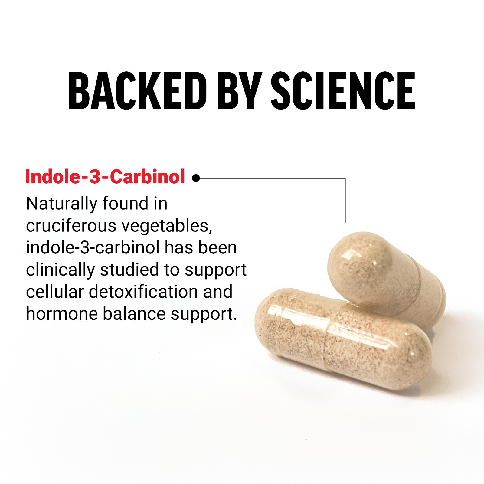 Force Factor Indole 3 Carbinol 200mg Capsules, Detox and Antioxidant Supplement
