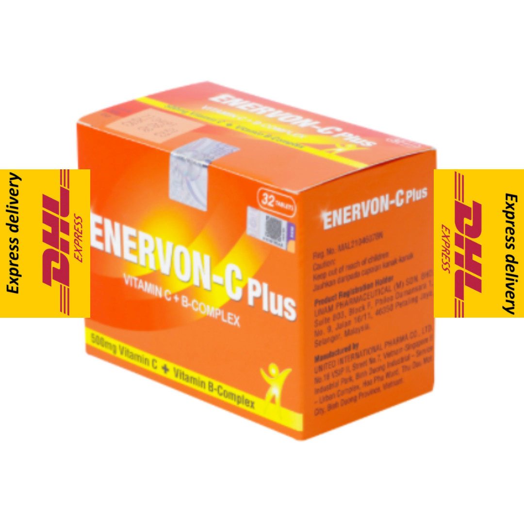 4X32 New Tablets ENERVON-C Plus Vitamin B-Complex 500mg Vitamin C – Fast Ship