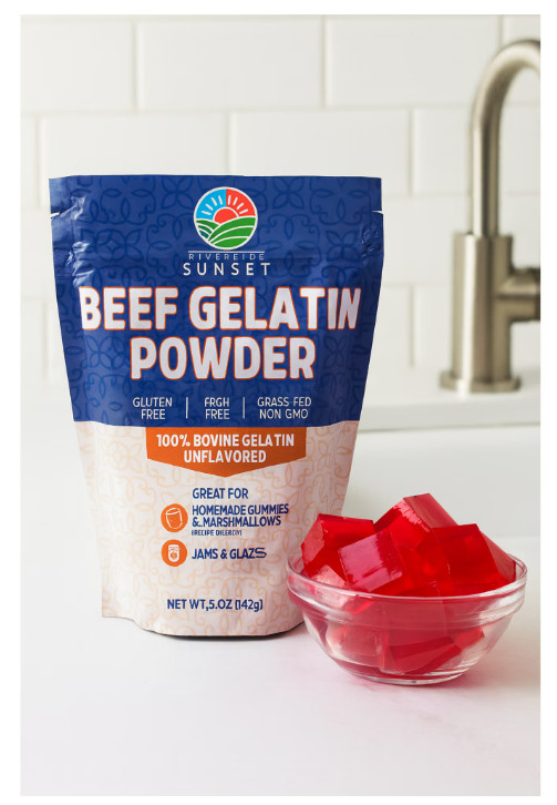 Divided Sunset, Unflavored Beef Gelatin Powder, 5 oz (142 g), Free Shipping….