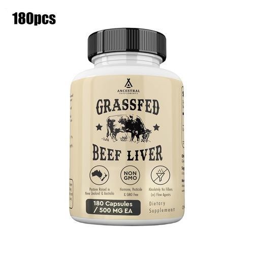 Supplements Ancestral Grass Fed Beef Thyroid 500 Mg 180 Caps