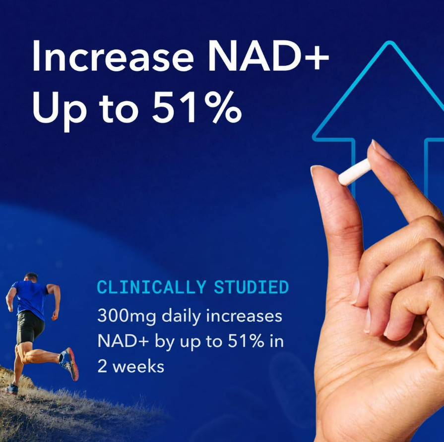 Patented NAD+ Niagen 300mg | NR | 30 Servings | 1 Bottle, Take 1 Daily Now! USA!