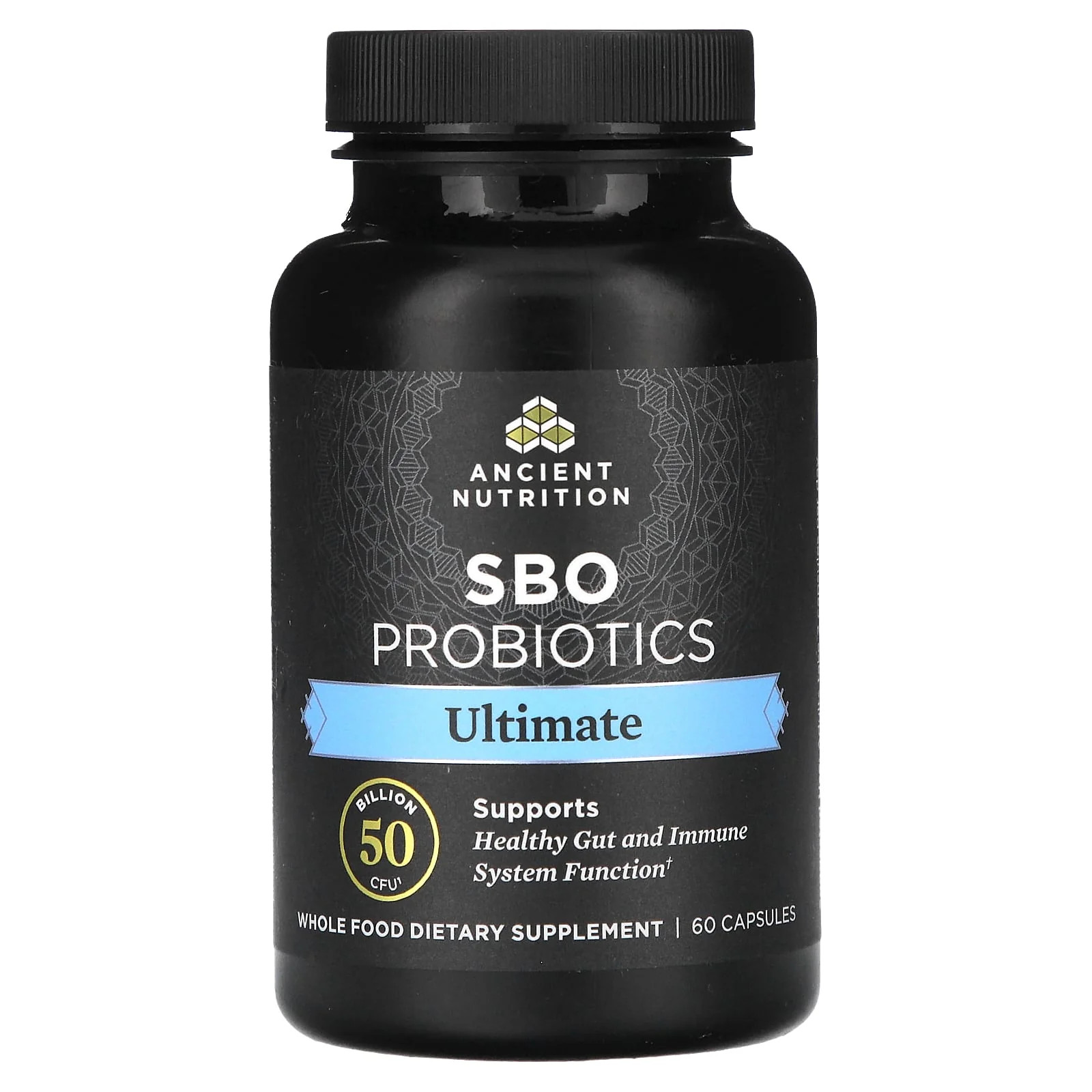 2 X Ancient Nutrition, SBO Probiotics, Ultimate, 50 Billion CFU, 60 Capsules