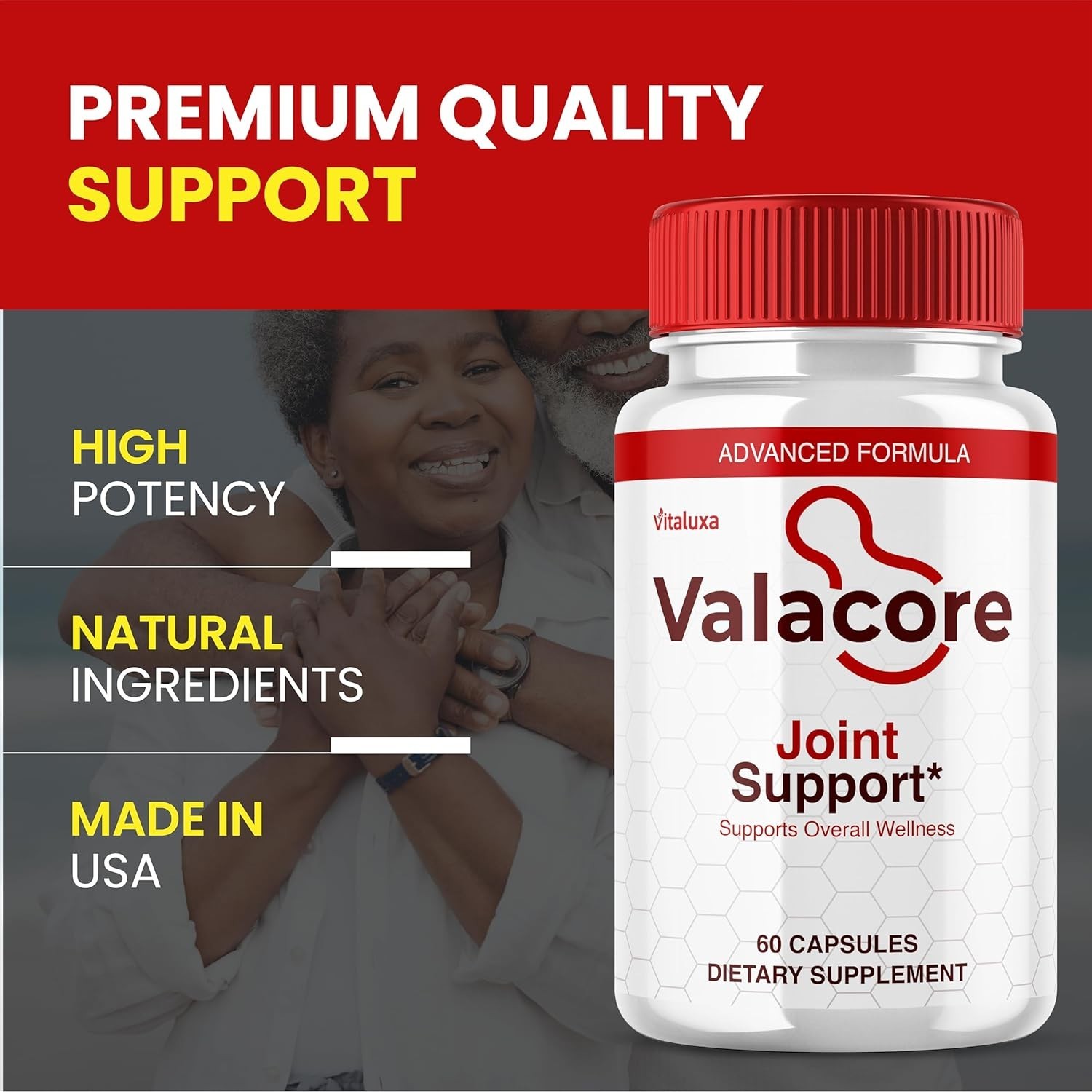 (2 Pack) Valacore Joint Support for Hip, Joint and Muscle Support (120 Capsules)