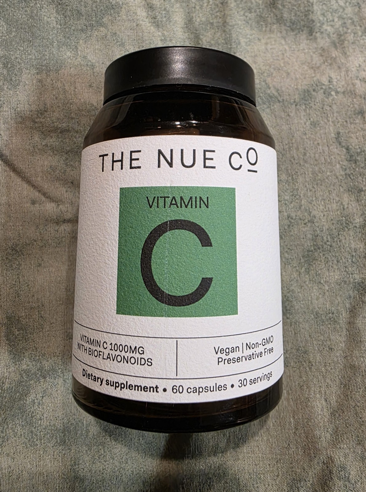 The NUE Co Vitamin C 1000mg with Bio-flavonoids 60 Capsules Non-GMO
