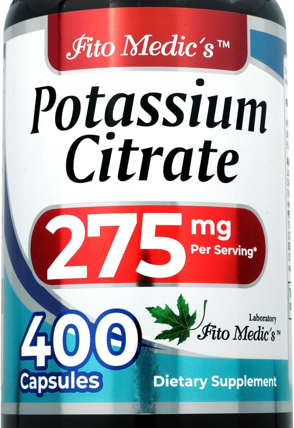 Lab | Potassium Citrate |400 Capsules |275 mg| 400 Count (Pack of 1)