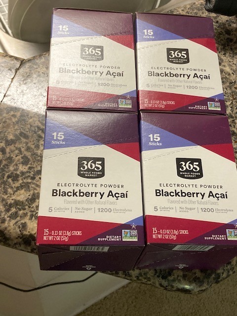 4 pack 365 By Whole Foods Market, BlackBerry Acai Electrolyte