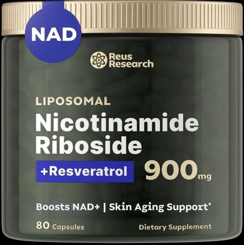 NAD Supplement Nicotinamide Riboside Resveratrol Quercetin Anti Aging Energy Foc