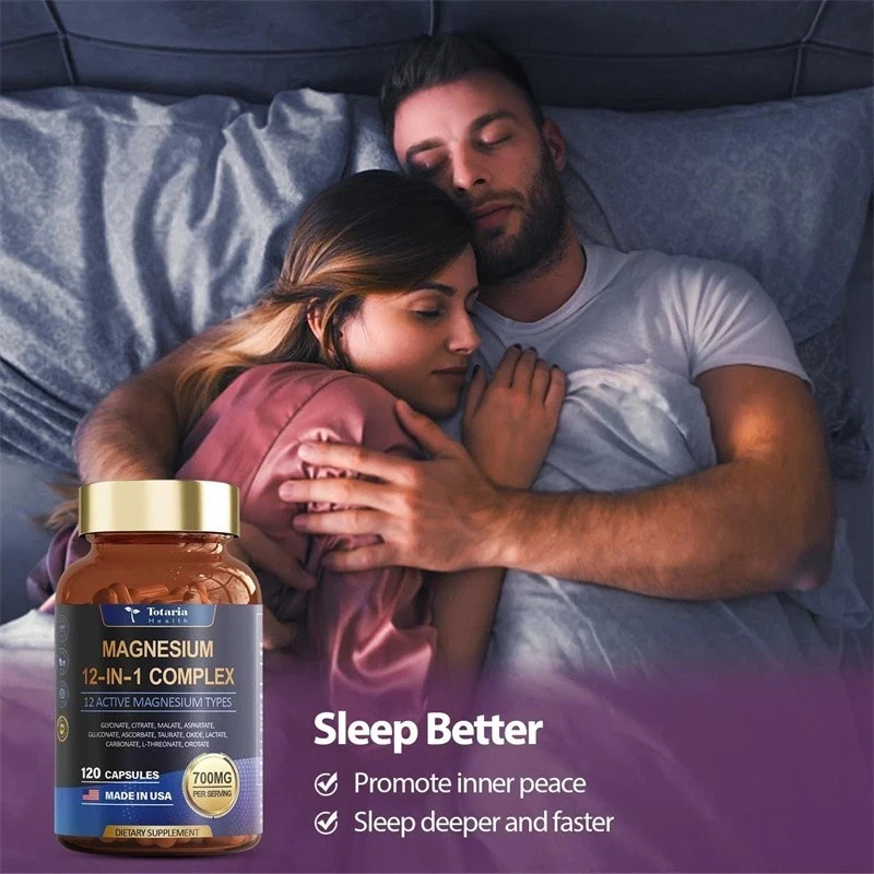 12 Forms Magnesium Complex 2 Pack Glycinate L-Threonate Muscle & Sleep Support