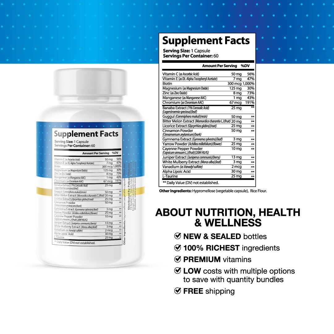 Berbacil- Blood Support- 4 Bottles- 240 Capsules