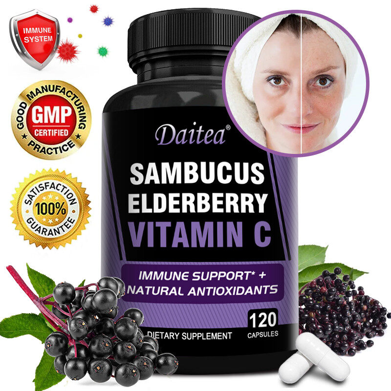 Elderberry Immune Support Capsules 30 To 120 Capsules Exp. 4/2026